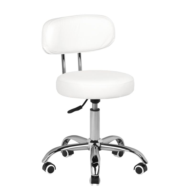 Cosmetic stool for pedicure a-007 white 65 ACTIVESHOP-1