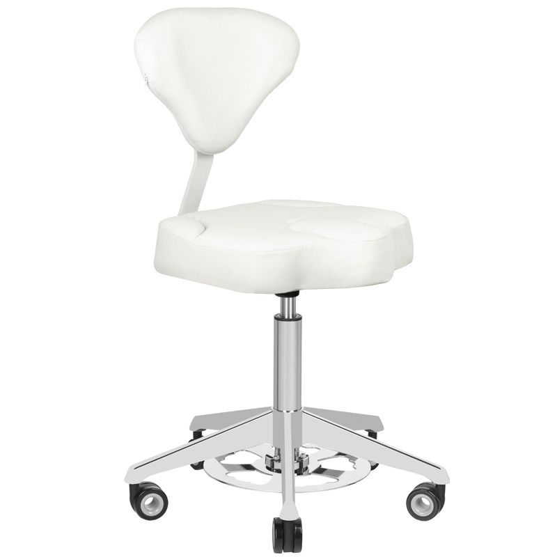 Azzurro 156f bump-up white cosmetic stool 143 AZZURRO-1