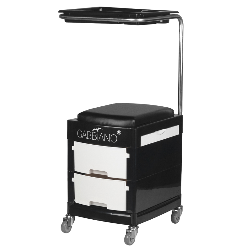 Helper - pedicure stool 16 plus black / white 116 ACTIVESHOP-1