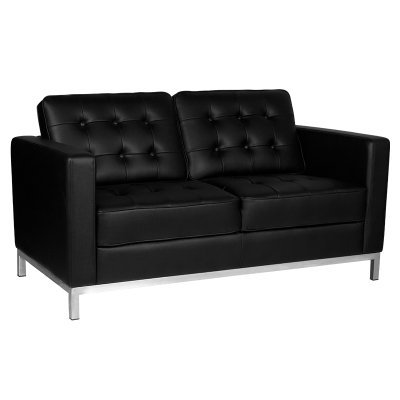Gabbiano sofa for waiting room bm18019 black 13 GABBIANO-1