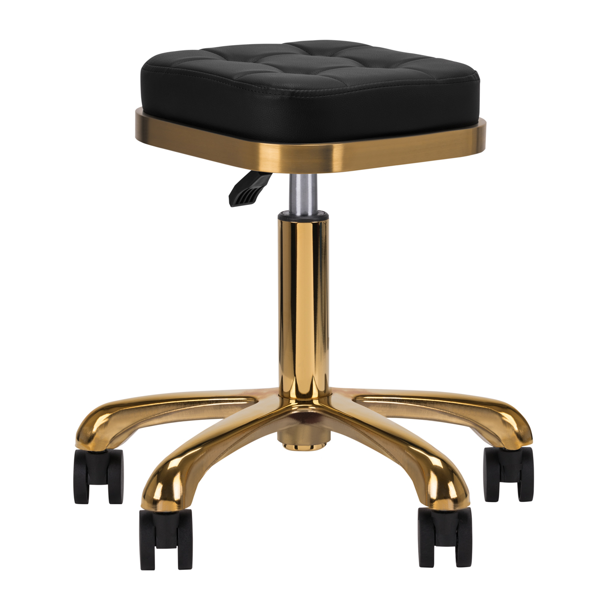 COSMETIC STOOL M-1645 BLACK GOLD 140 ACTIVESHOP-1