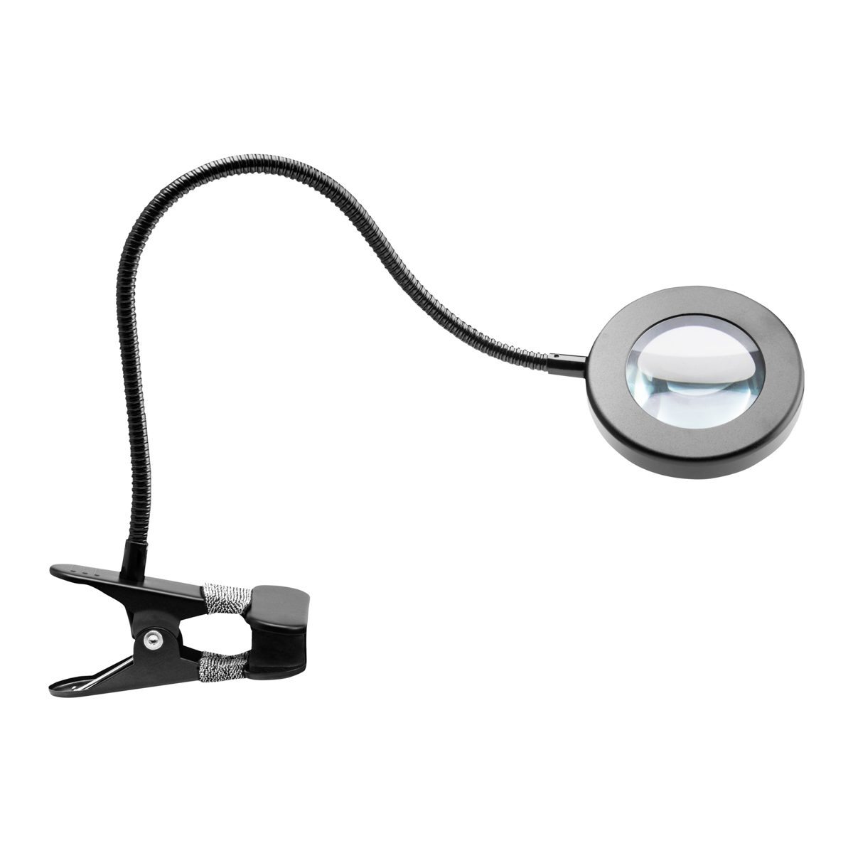 SNAKE RING LED LAMP LAMP ON A DESK BLACK 64 ACTIVESHOP-1