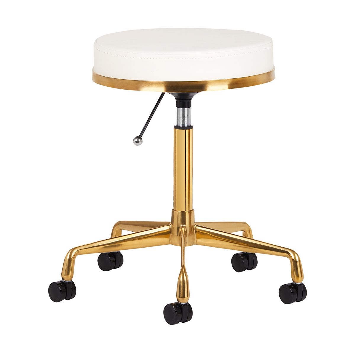 COSMETIC STOOL H4 WHITE GOLD 57 ACTIVESHOP-1