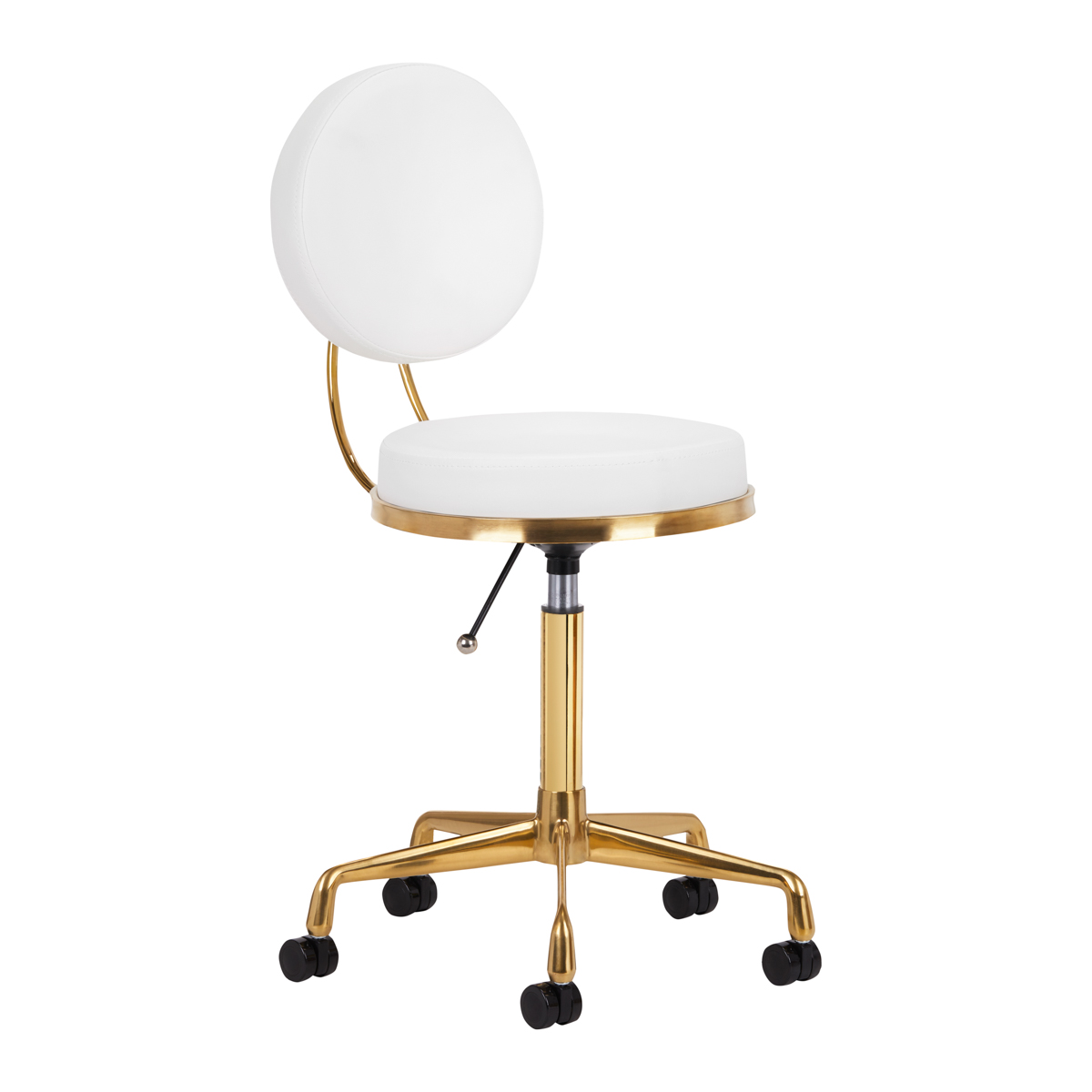 COSMETIC STOOL H5 WHITE GOLD 61 ACTIVESHOP-1