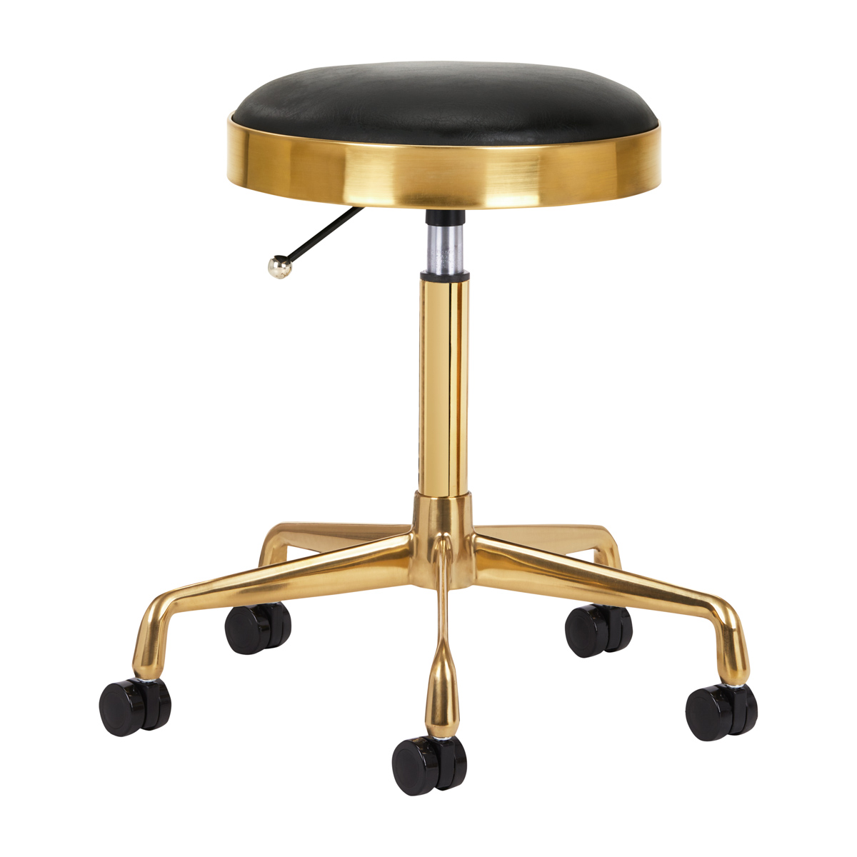 COSMETIC STOOL H7 GOLD BLACK 97 ACTIVESHOP-1