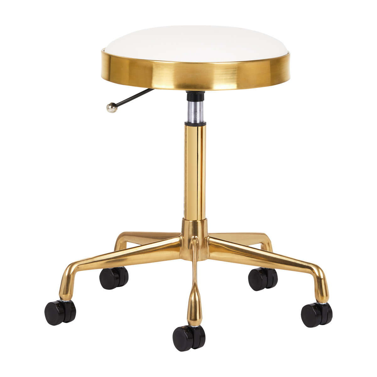 COSMETIC STOOL H7 GOLDEN WHITE 84 ACTIVESHOP-1