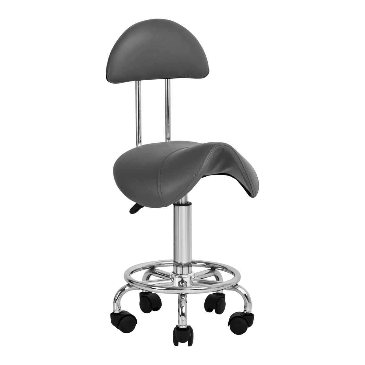 COSMETIC STOOL 6001 GRAY 69 ACTIVESHOP-1