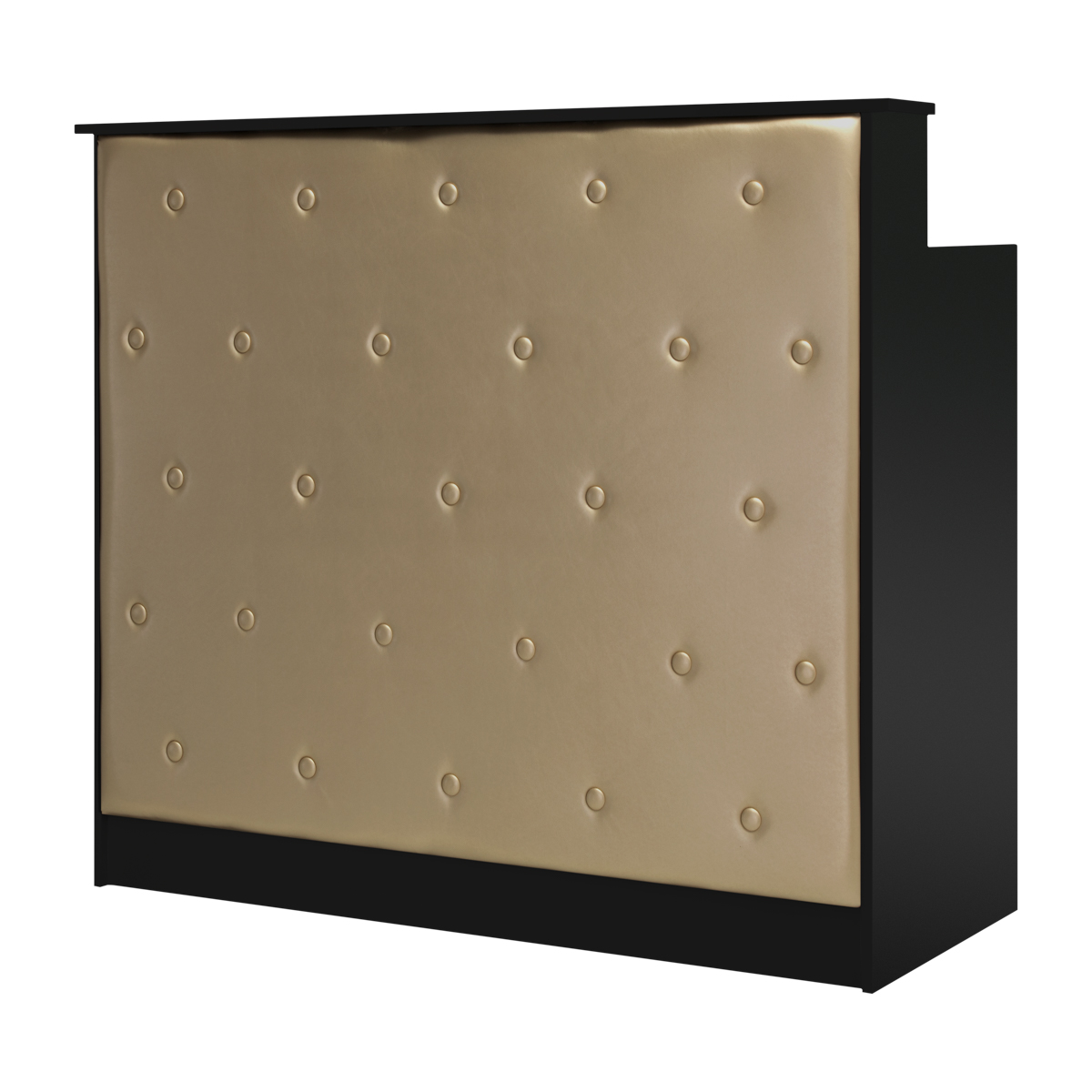 Gabbiano Reception Desk G26G Black 25 GABBIANO-1